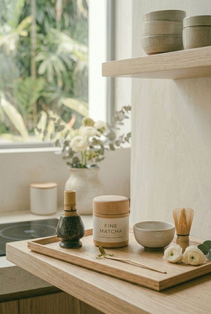 Matcha Container in a Full Setup