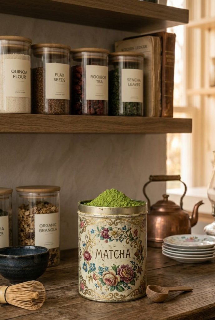 Vintage Matcha Container