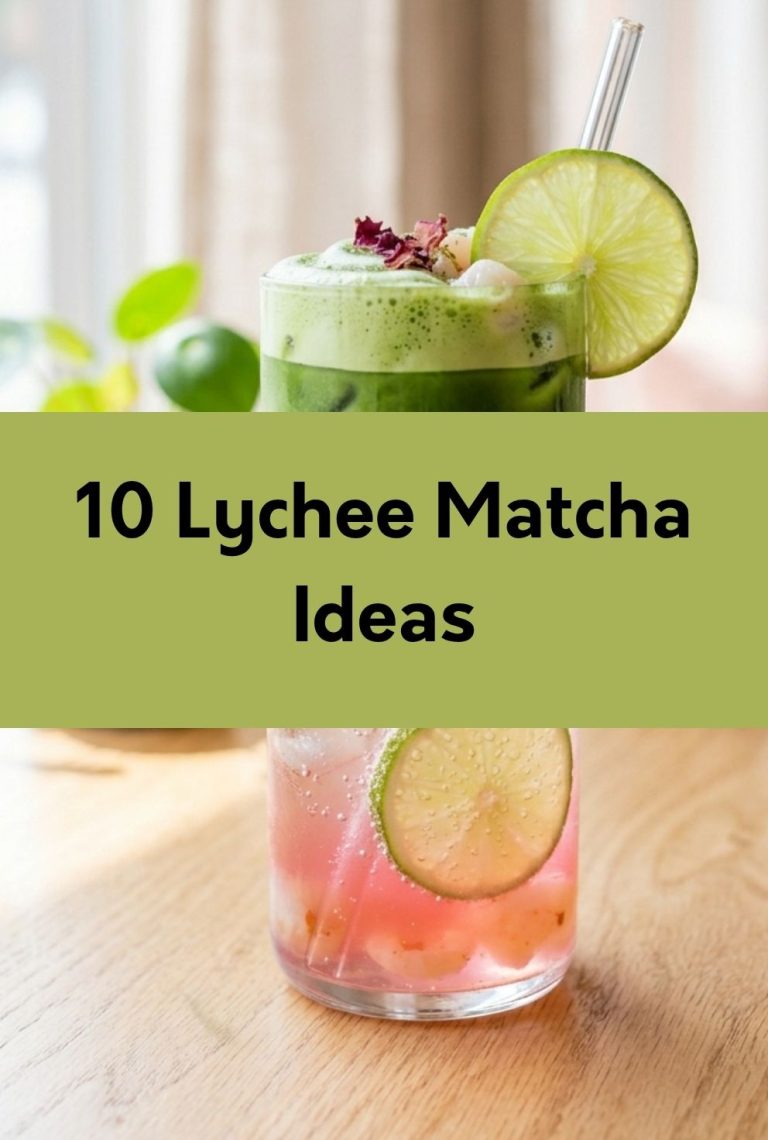 Lychee Matcha Layered Latte