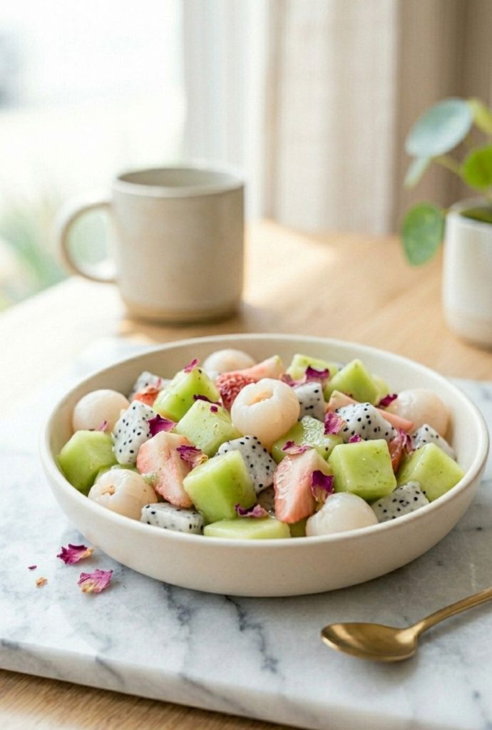 16. Lychee Matcha Salad Dressing