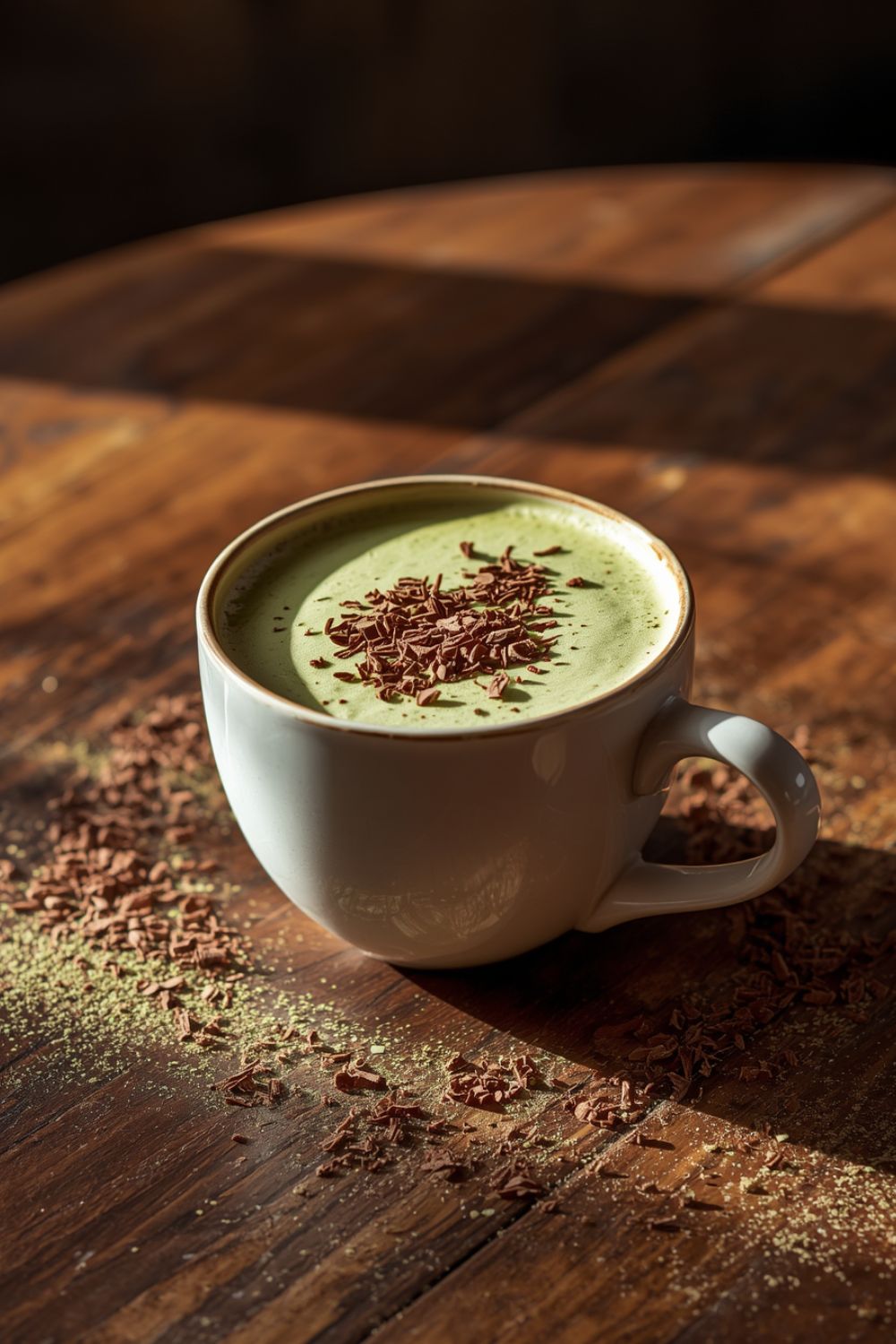 White Chocolate Matcha Latte