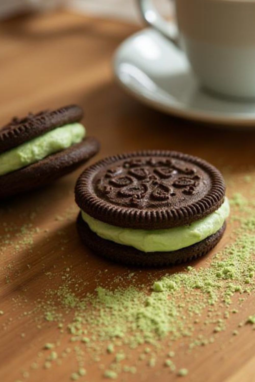 Matcha Oreo Cookies (3)