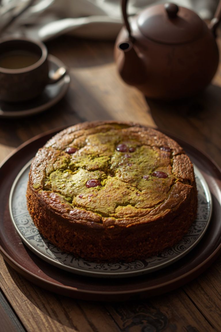 Matcha Red Bean Cake