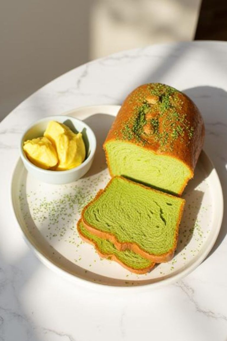 Matcha Sourdough Bread